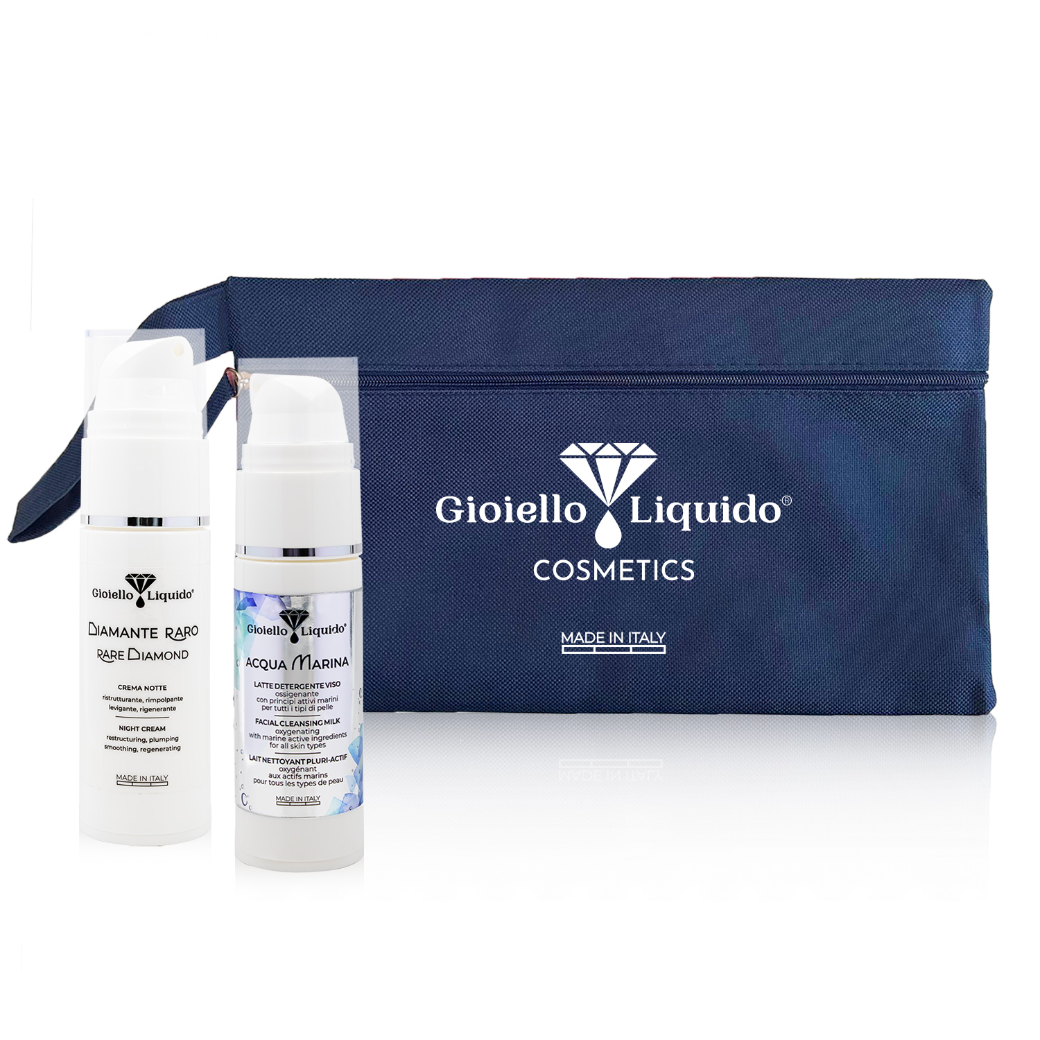 KIT-CNDR-LDAM kit da viaggio con crema notte e latte detergente viso